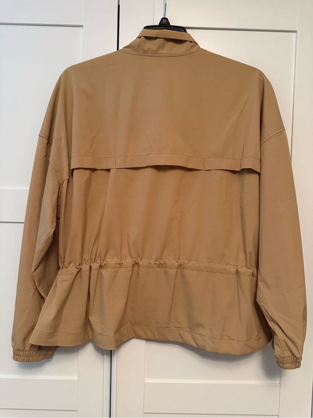 Old Navy Tan Tech Gear Quick Dry Active Drawstring Jacket, XL - Picture 7 of 11